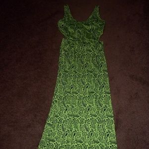 Lime green dress